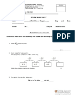 Alfath Ahmad Rayyan - G6 Math Review For Final Exam 1st Sem 2022-2023