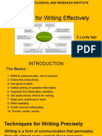 Effective Writing