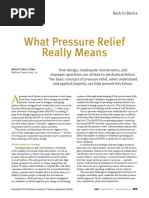 What Pressure Relief Really Means