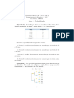 Lista Probabilidades