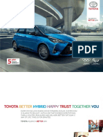 Toyota Yaris 2018 UK