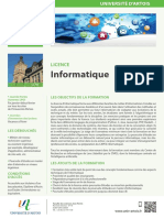 Fiche Licence Informatique BD