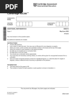 Cambridge IGCSE: Additional Mathematics 0606/13