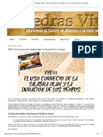 PIEDRAS VIVAS - FPE01 - El Uso Correcto de La Palabra Olam Y La Duración de Los Tiempos