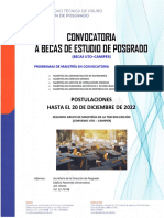 Becas UTO - CAMIPER (Diciembre 2022)