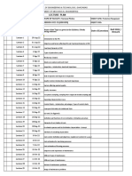 Lecture Plan: Name of Course (Sem) SUBJECT NAME:-Production Management Polytechnic - ME Subject Code