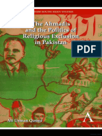 Ali Usman Qasmi - The Ahmadis and The Politics of Religious Exclusion in Pakistan-Anthem Press (2014)