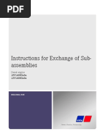 Mtu 1600 10V 12V 1600Gx0x Instructions For Exchange of Sub Assemblies MS22046 03E 222pages