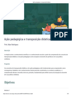 TEMA 4 - Ação Pedagógica e Transposição Didática