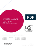 Manual Televisor LG