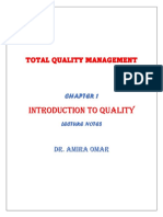 Chapter 1 Introduction To Quality Lecture Notes-1