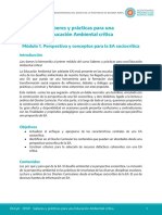 Saberes y Prácticas para Una Educación Ambiental Crítica