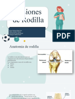 Lesiones de Rodilla.