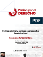 Políticas Públicas y Criminalidad .DR - Victor Prado