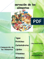 Preservación de Alimentos