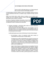 Tema 2 - Perspectivas Sociológicas Sobre Salud y Enfermedad