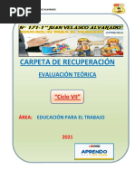 Carpeta de Recuperación Teorica Practica Ept Vii Ciclo 2021