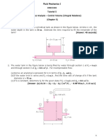 FLUID I CH 5 Fluid Dynamics Analysis Control Volume Tut 5