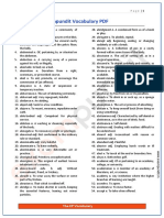 Vocabulary PDF For Competitive Exams Preparation Downloaded From Exampundit - in