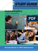 Mathematics: Revised Based On TEKS Refinements