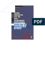 Michael Hensel (Editor) - Design Innovation For The Built Environment - Research by Design and The Renovation of Practice-Routledge (2012)