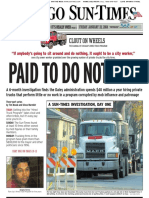 Chicago Sun-Times 'Paid To Do Nothing' Initial 2004 'Clout On Wheels' Series