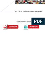 Sample Emcee Script For School Christmas Party Program