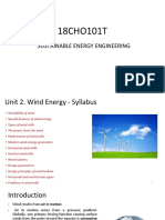 18CHO101T: Sustainable Energy Engineering