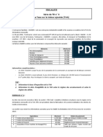 Série #3 de TD - Fiscalité (TVA)