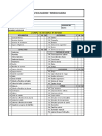 Checklist Excavadora y Miniexcavadora