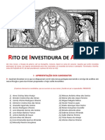 Rito de Investidura de Acólitos