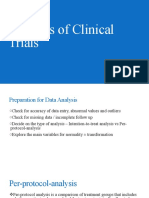 Analysis of Clinical Trials