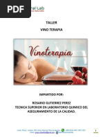 Taller GEL VINOTERAPIA