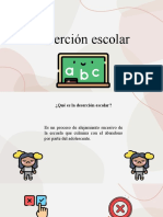 Deserción Escolar F