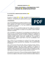 Distrital - Proyecto de Ordenanza M CDS