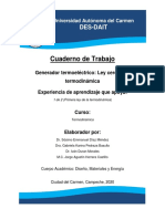 Generador Termoeléctrico Ley Cero de La Termodinámica