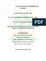 Determinación de Análisis Fisico y Quimico de Cítricos