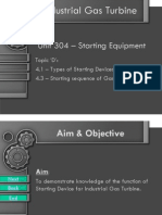 Industrial Gas Turbine: Unit 304 - Starting Equipment