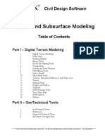 GEOPAK Terrain and Subsurface Modeling v8 1