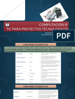 Computacion III - Funciones Estadisticas