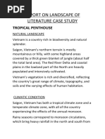 Report On Landscape of Literature Case Study