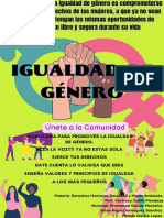 Cartel - Igualdad de Género