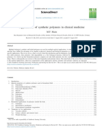 Applications of Synthetic Polymers in Clinical Medicine: M.F. Maitz