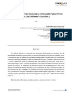 A Atuação Do Psicólogo em Cuidados Paliativos: Uma Revisão Integrativa