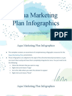 Aqua Marketing Plan Infographics by Slidego