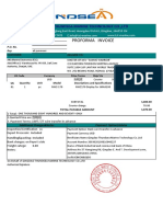 Proforma Invoice For NWZ-170 Display