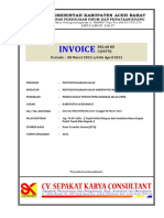 INVOICE Perencanaan Teknis Pemeliharaan Jalan APBK