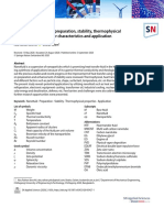 A Review On Nanofluid: Preparation, Stability, Thermophysical Properties, Heat Transfer Characteristics and Application