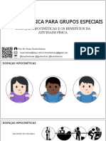 Atividade Física para Grupos Especiais: Doenças Hipocinéticas E Os Benefícios Da Atividade Física