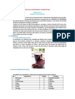 Practica N°3 Refresco de Beterraga